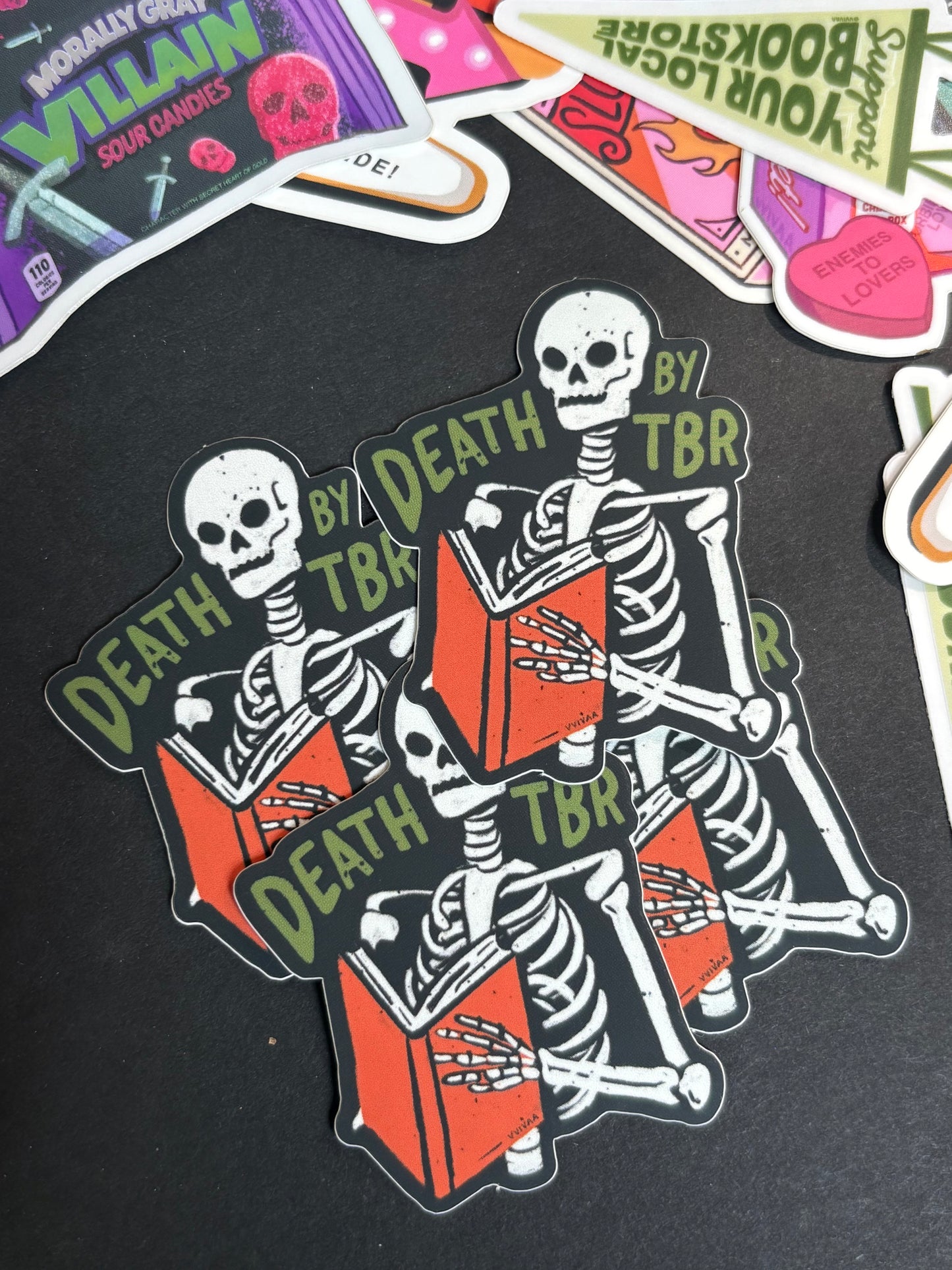 Death by TBR Sticker