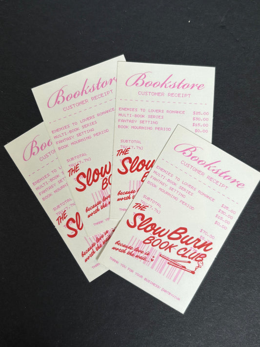 Slow Burn Book Club Sticker