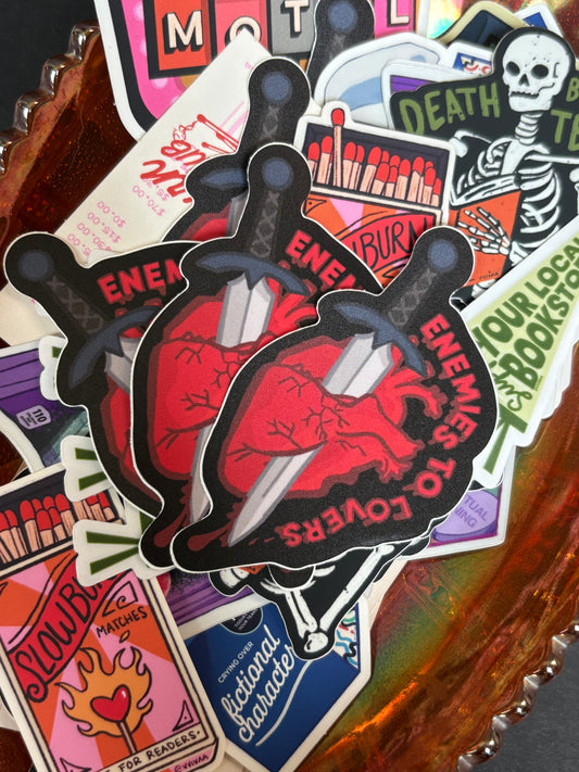 Enemies To Lovers Dagger Sticker