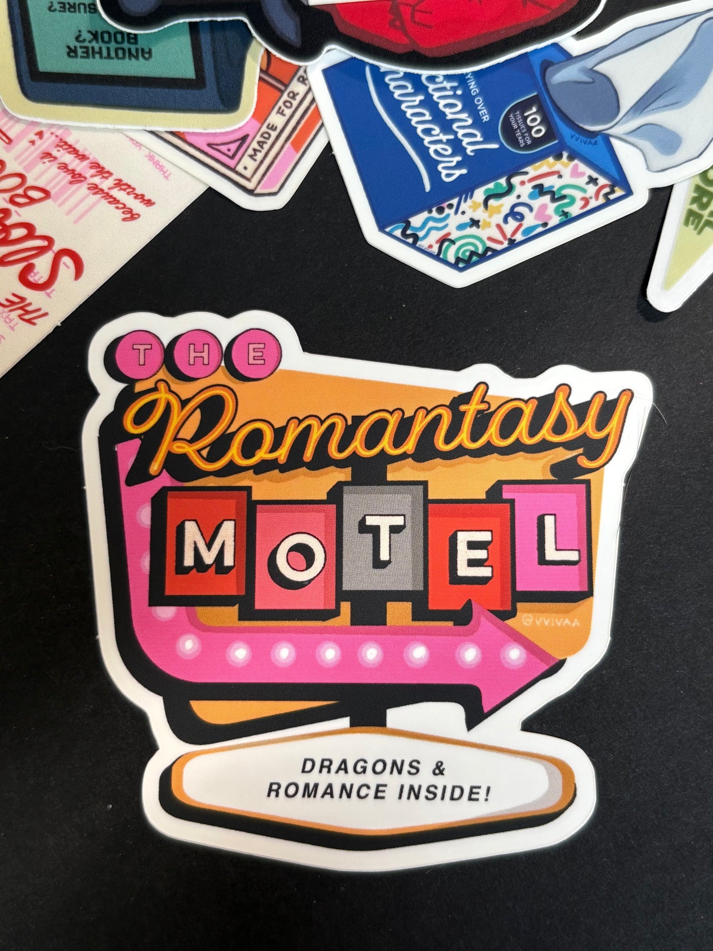 Romantasy Motel Sticker