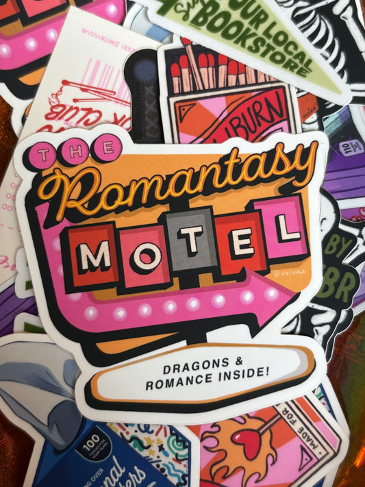 Romantasy Motel Sticker