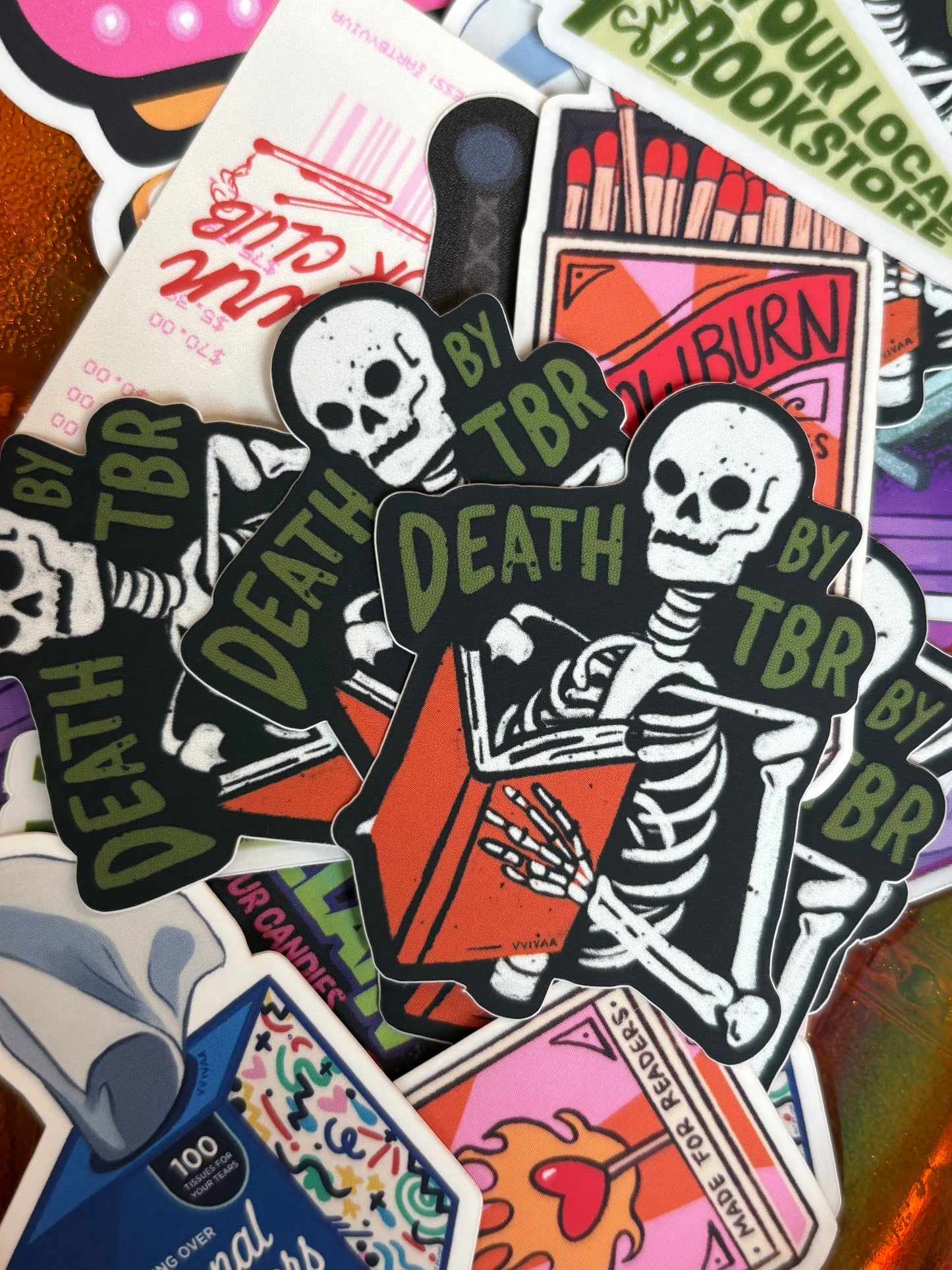 Death by TBR Sticker