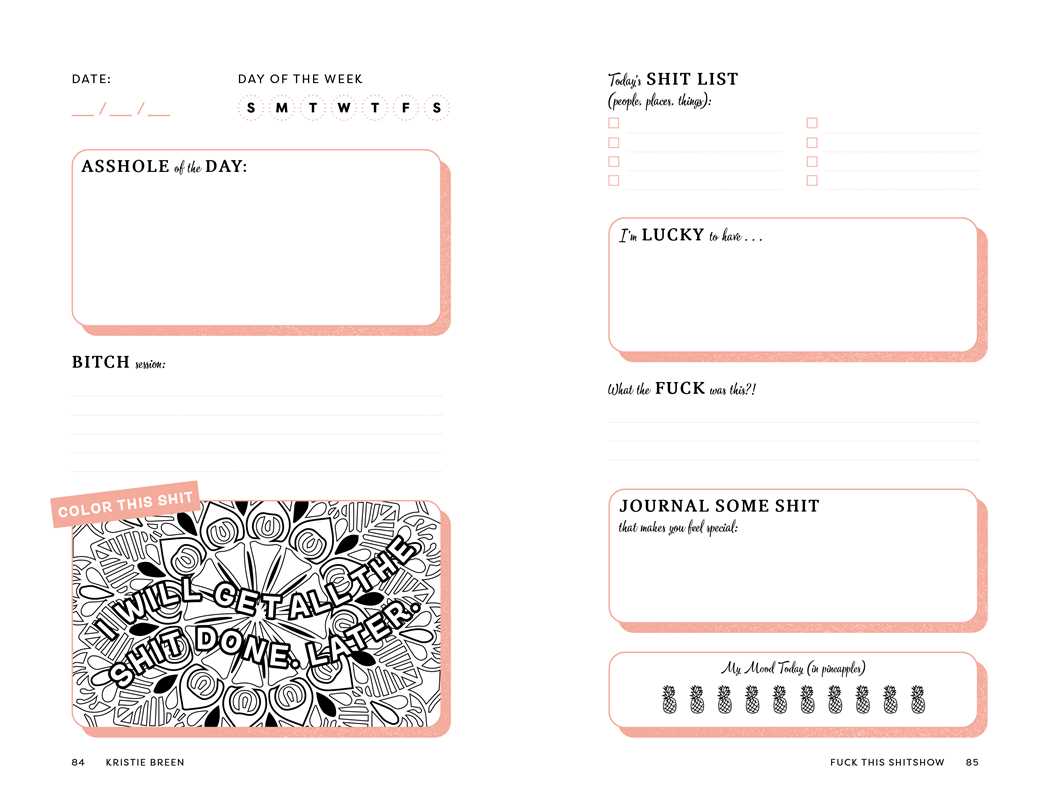 Fuck This Shitshow by Kristie Breen: Paperback; 176 pages, English